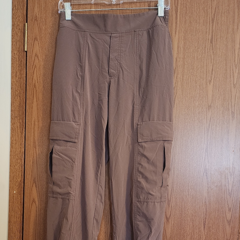 Athleta Chelsea Utility Jogger Women Size 2 Navy Blue Pull On Cargo Pocket Pants